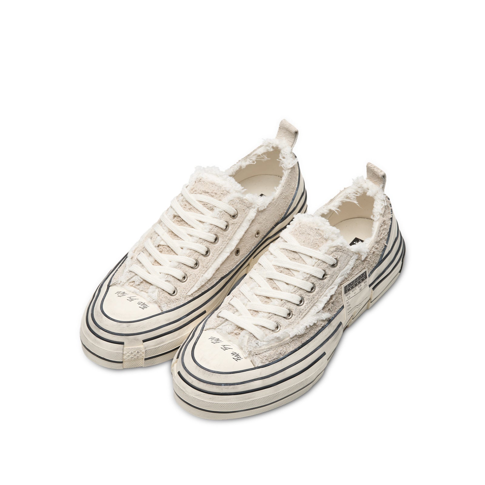 xVESSEL Lows White Suede
