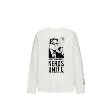 xVESSEL x Superman Long sleeve T-shirt White