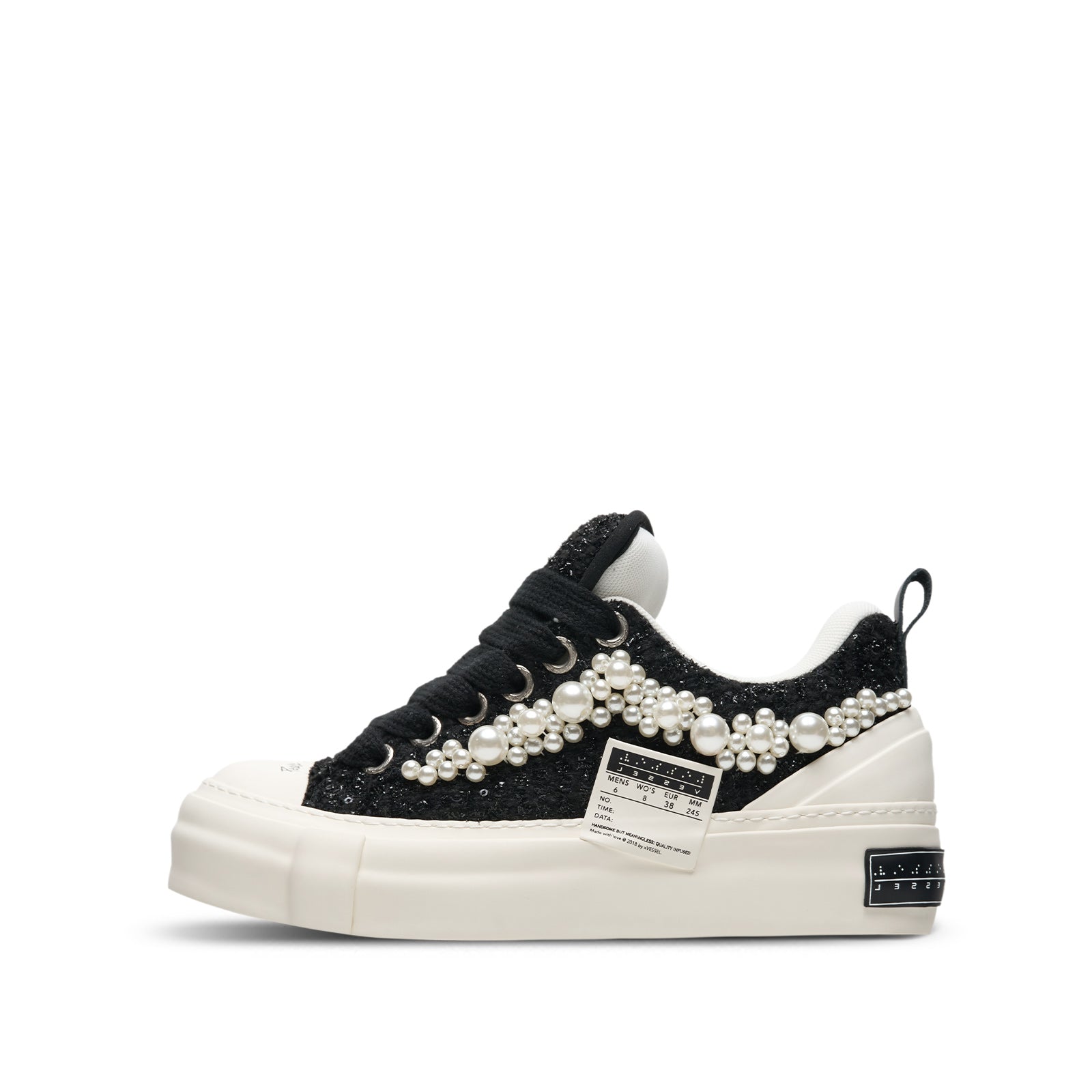 xVESSEL Nougat Pearly Tweed - Black