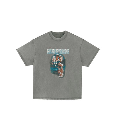 xVESSEL x E.T. Printed T-Shirt Grey