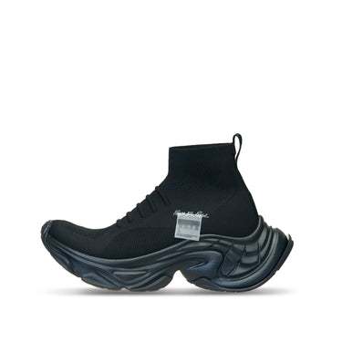 xVESSEL Future Warrior Knit Sneaker Triple Black