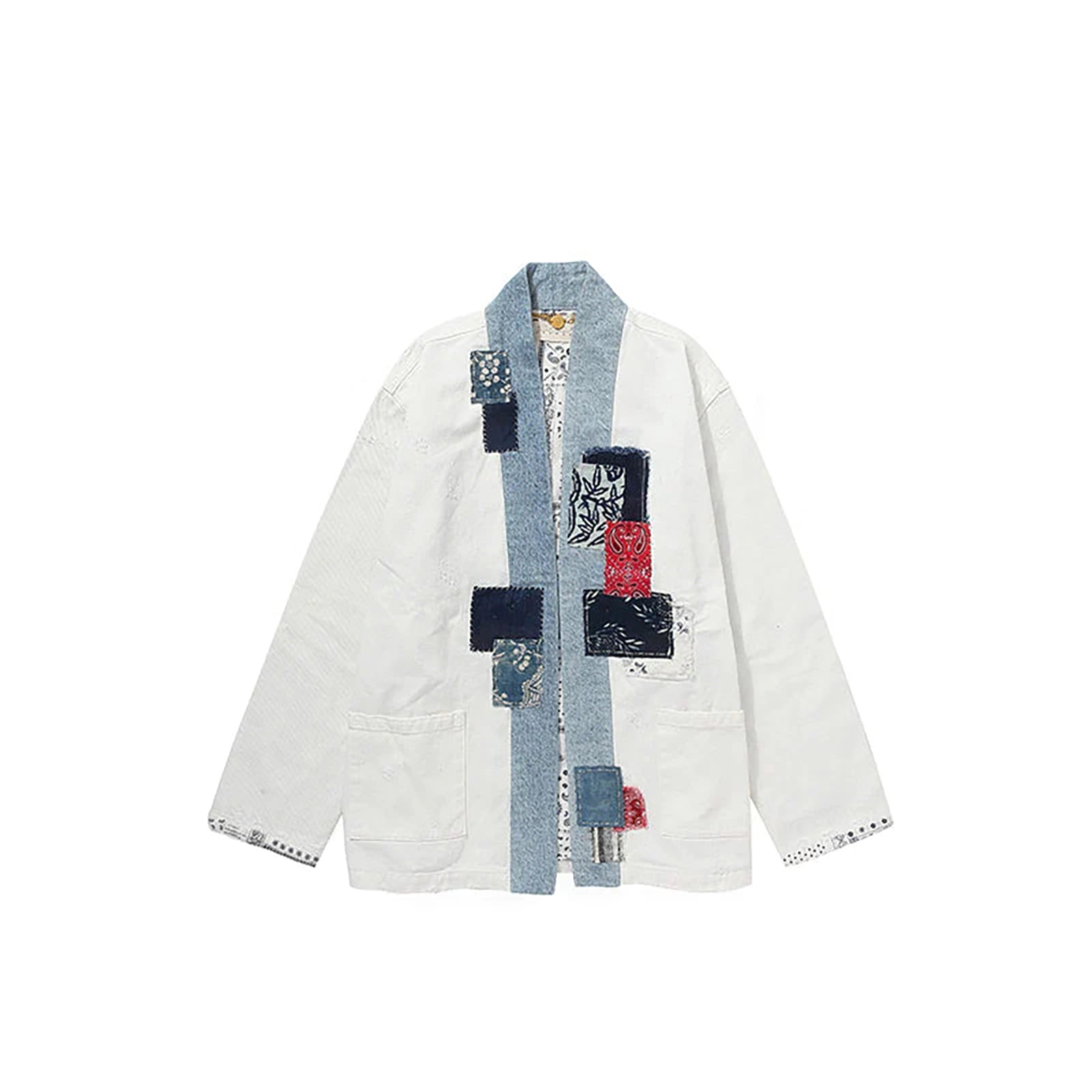 White Patchwork Robes