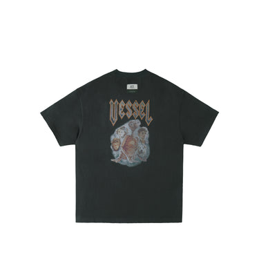 xVESSEL x E.T. Embroider T-Shirt Black