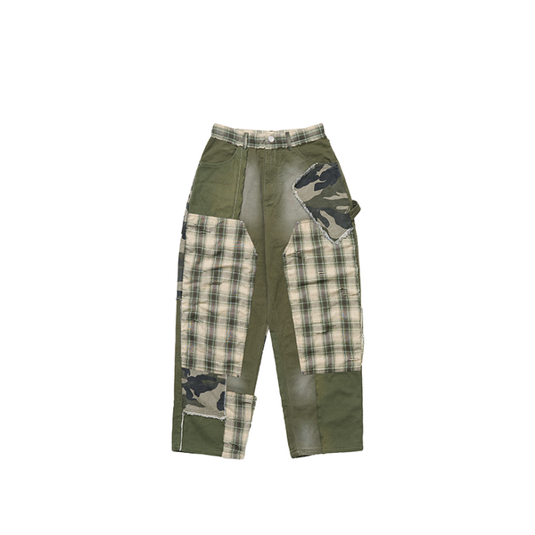 xVESSEL Patchwork Cargo Pants