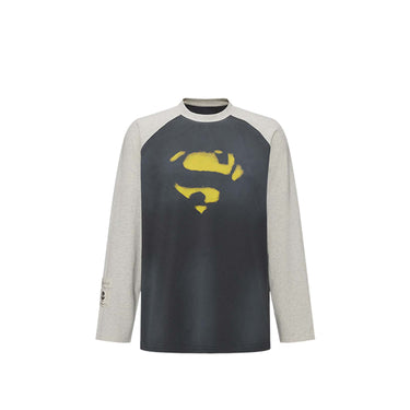 xVESSEL x Superman Patchwork T-shirt