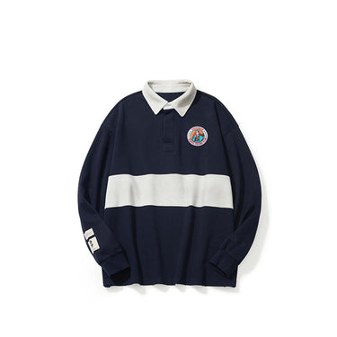xVESSEL x Superman Long Sleeve Polo Shirt