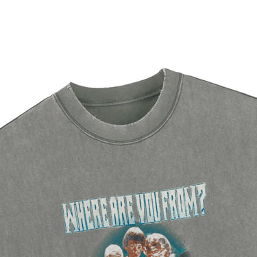 xVESSEL x E.T. Printed T-Shirt Grey