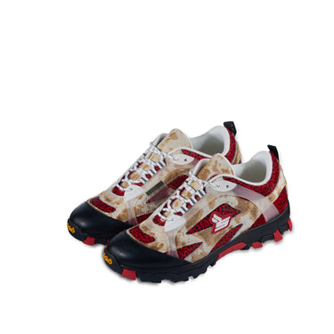 Sickö × xVESSEL Hiking Shoes "Cheetah" White