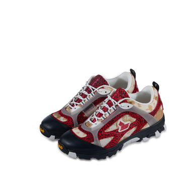 Sickö × xVESSEL Hiking Shoes "Cheetah" Red