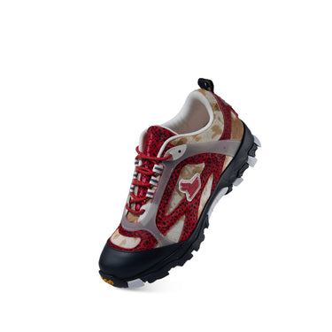 Sickö × xVESSEL Hiking Shoes "Cheetah" Red