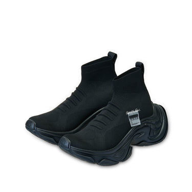 xVESSEL Future Warrior Knit Sneaker Triple Black