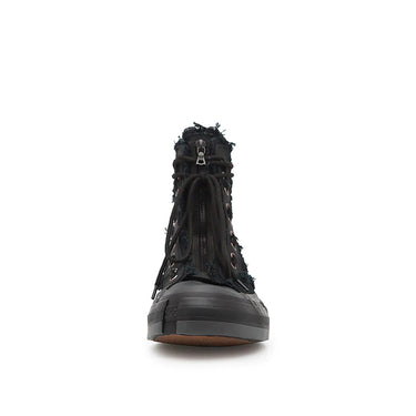 xVESSEL High Top Cotton Sneakers For Yohji Yamamoto