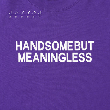 HANDSOME BUT MEANINGLESS