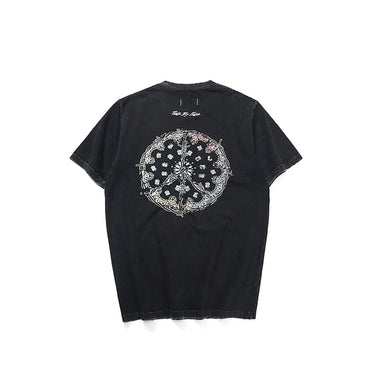 Distressed Paisley Tee