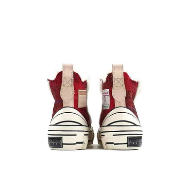 Harris Tweed G.O.P. Winter Highs Cherry Red