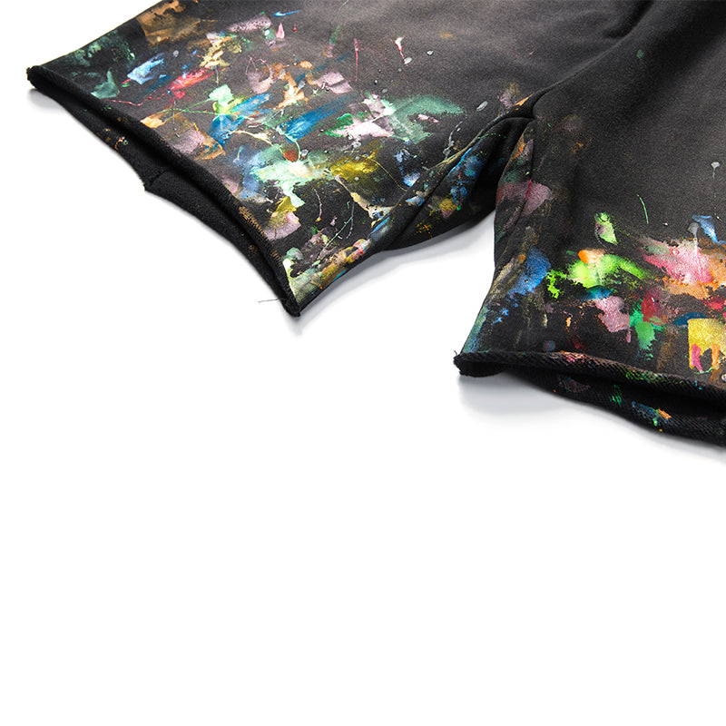 Paint Splatter Shorts - Artistic xVESSEL Summer Wear – xVESSEL Universal